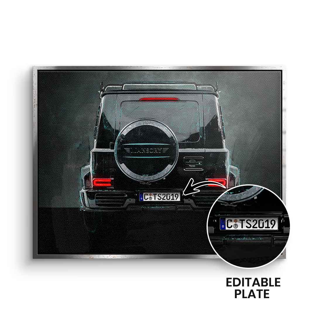 G-Wagon Backside - personalisierbar