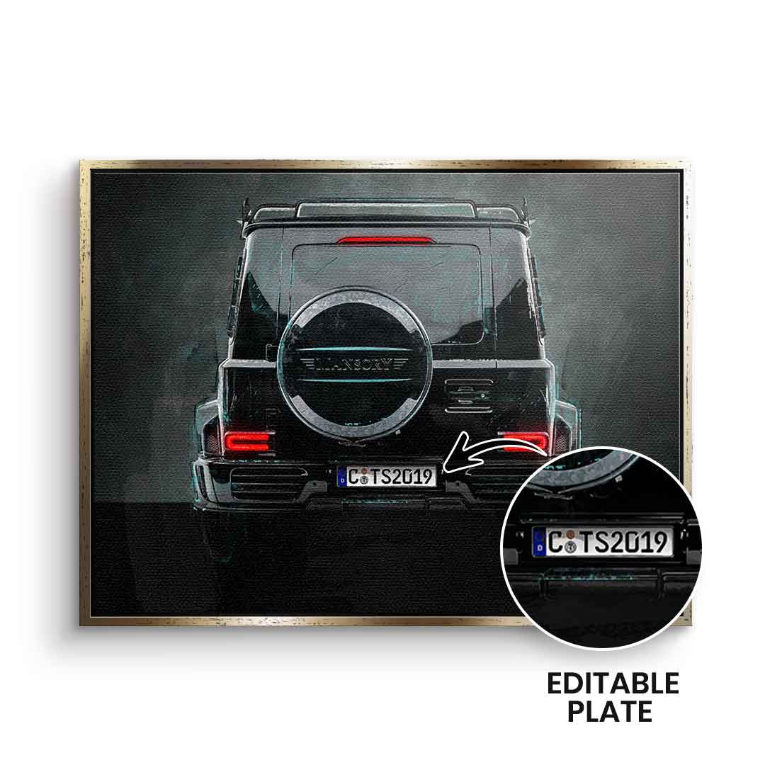 G-Wagon Backside - personalisierbar