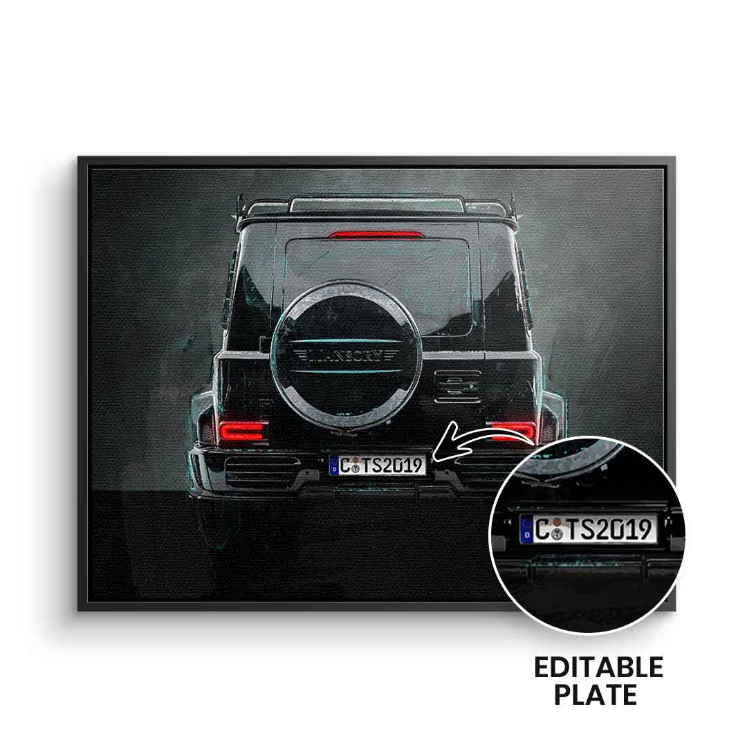 G-Wagon Backside - personalisierbar