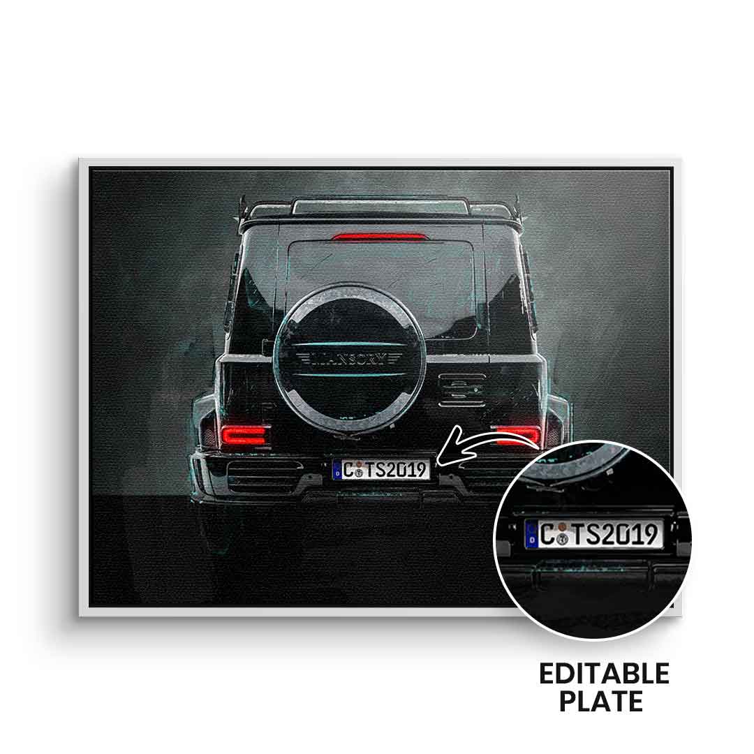 G-Wagon Backside - personalisierbar