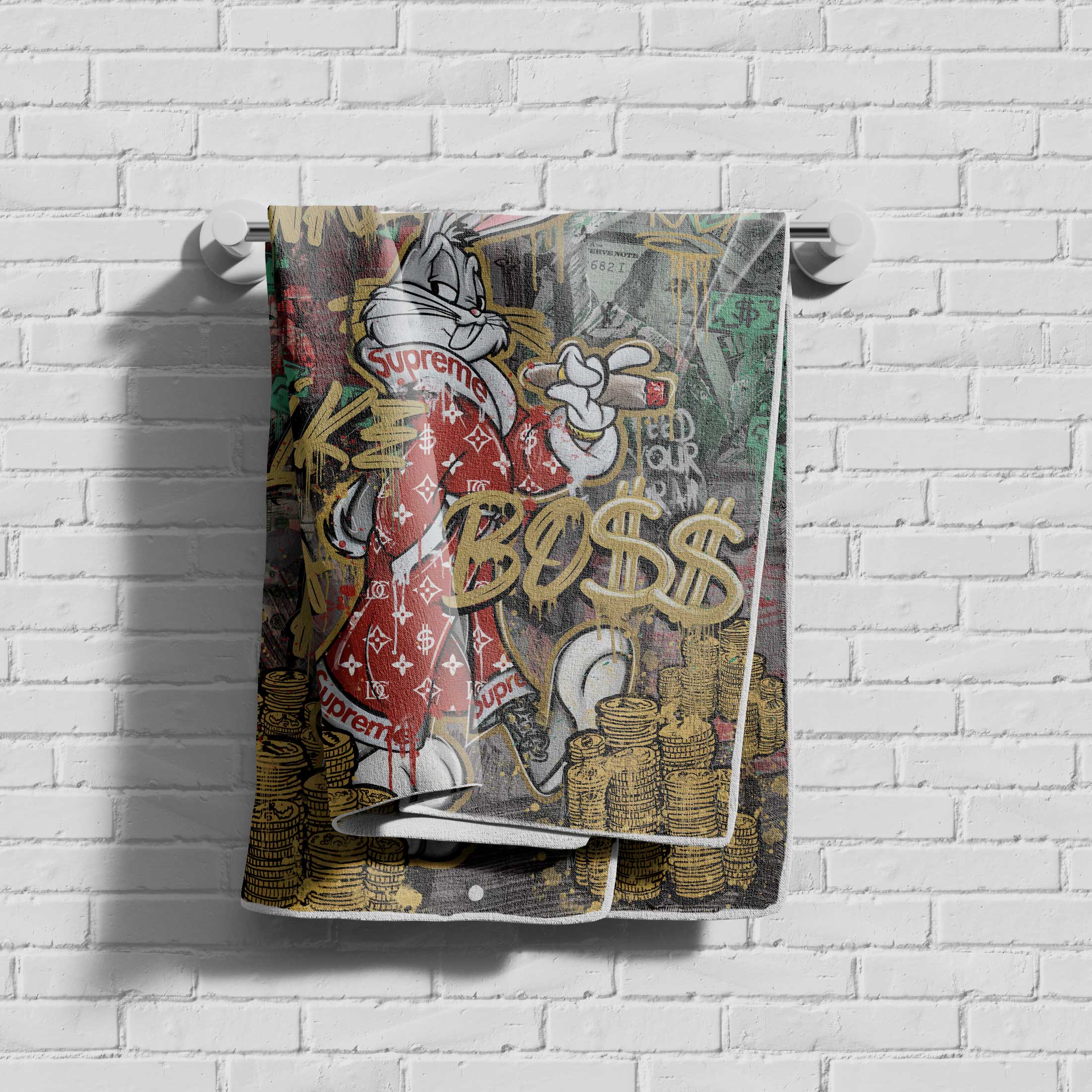 Badehandtuch Walk Like A Boss