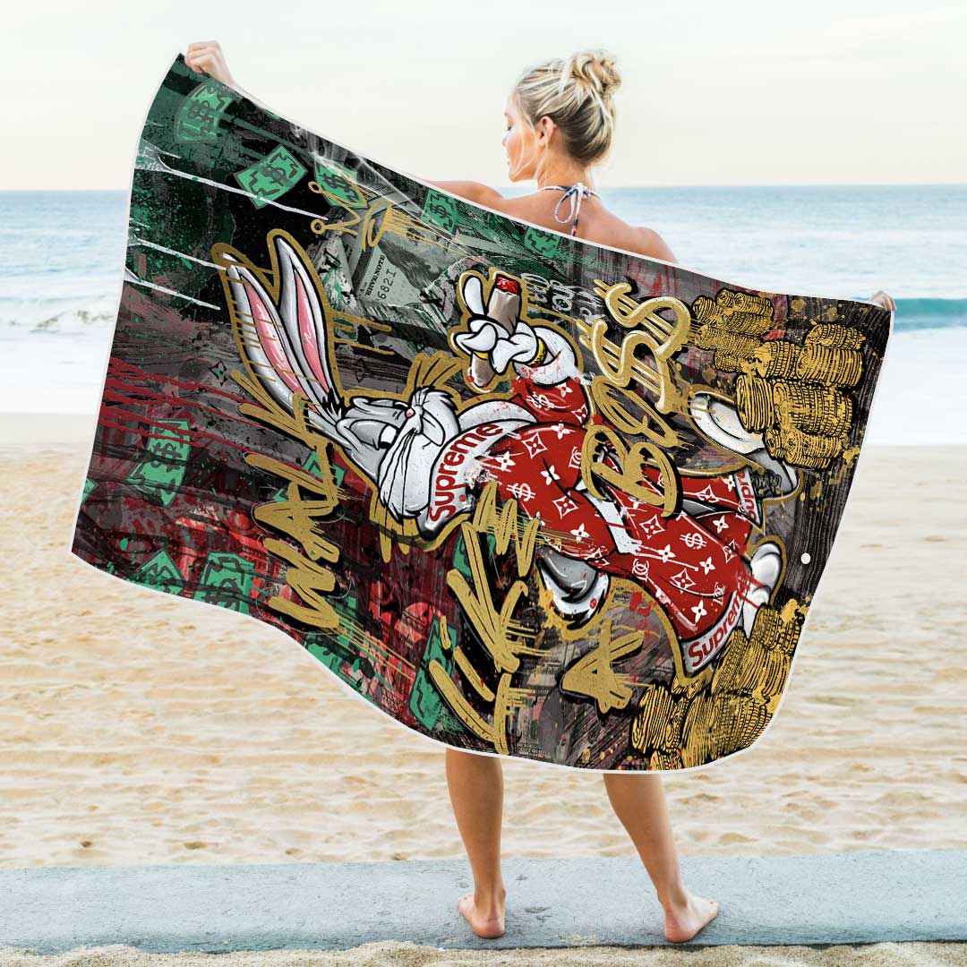 Badehandtuch Walk Like A Boss