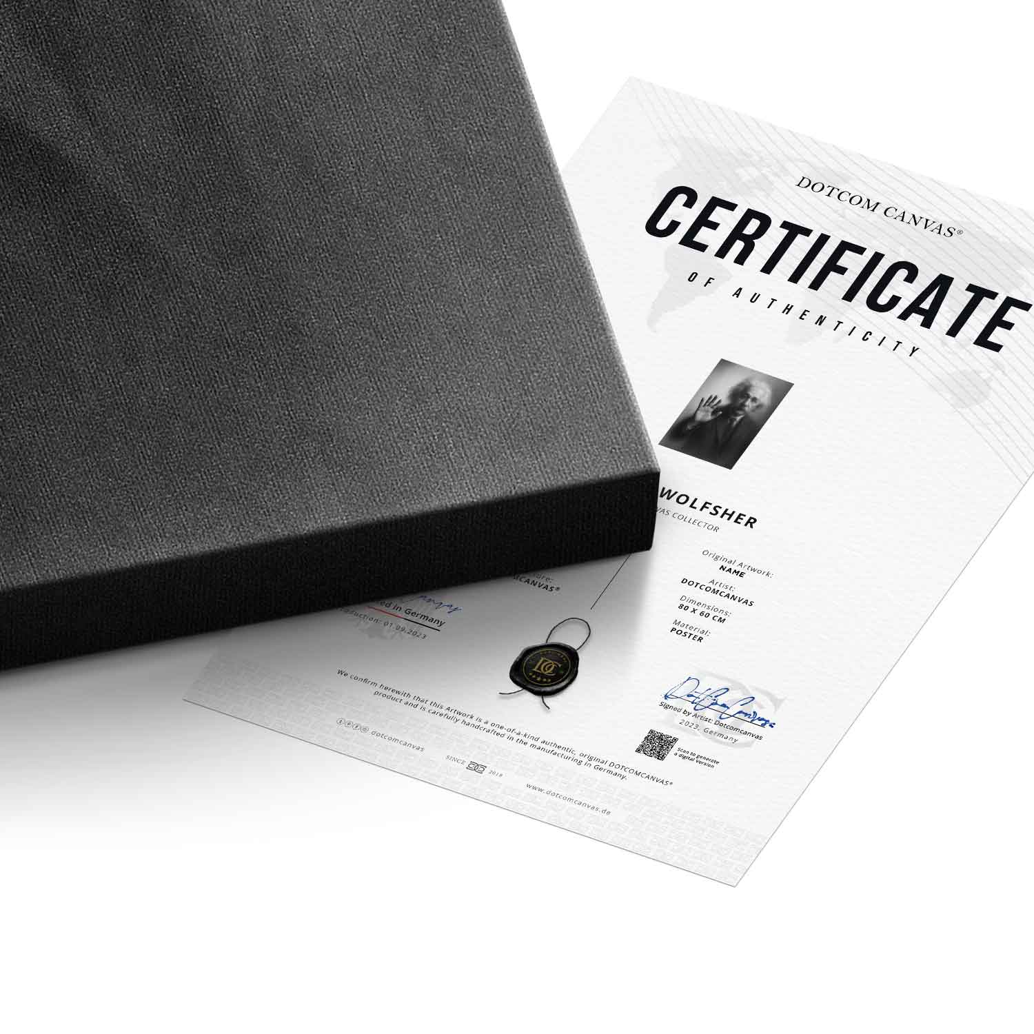 Einstein's silhouette