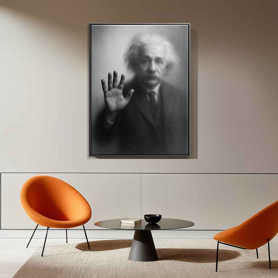 Einstein's silhouette
