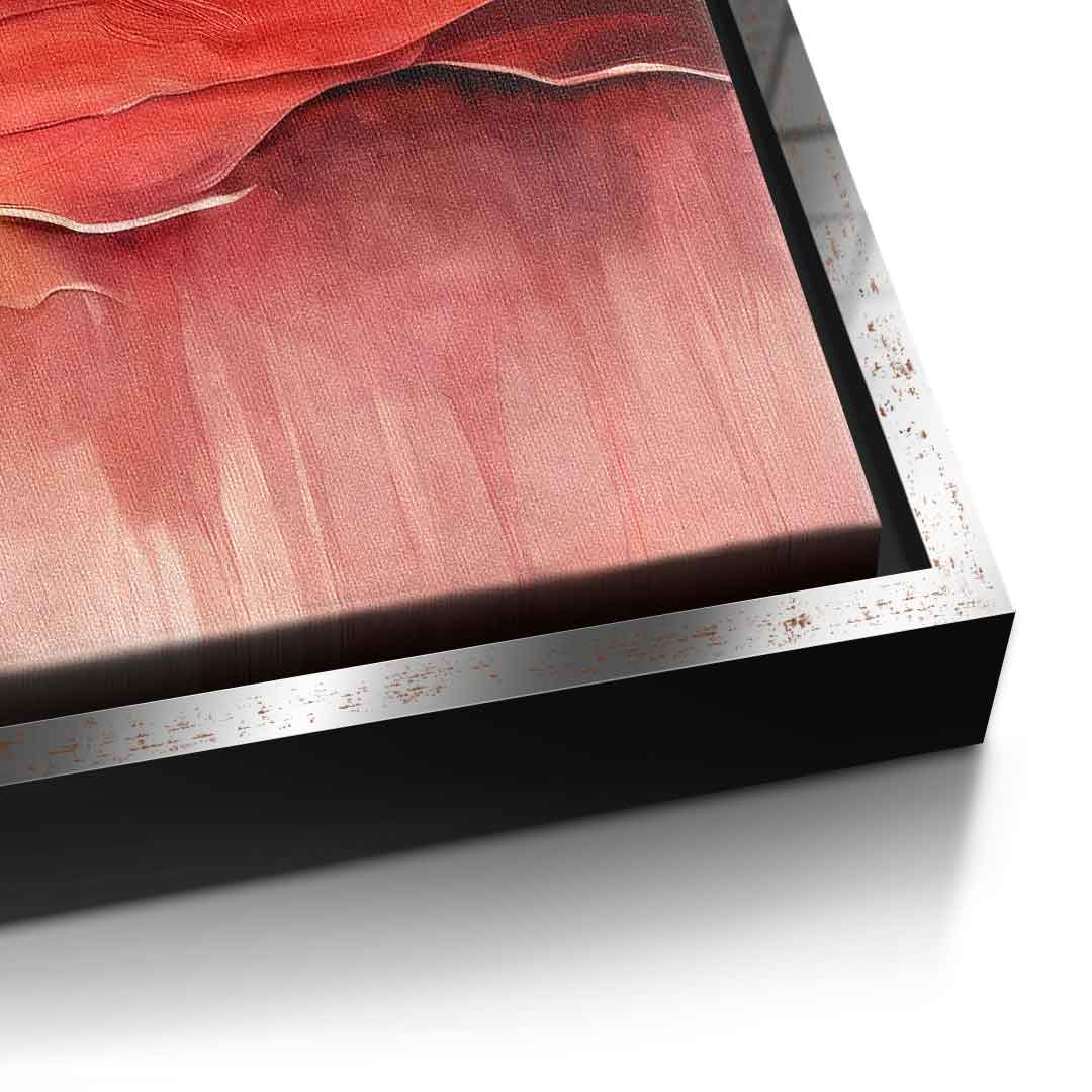 Crimson Peaks And Coral Valleys