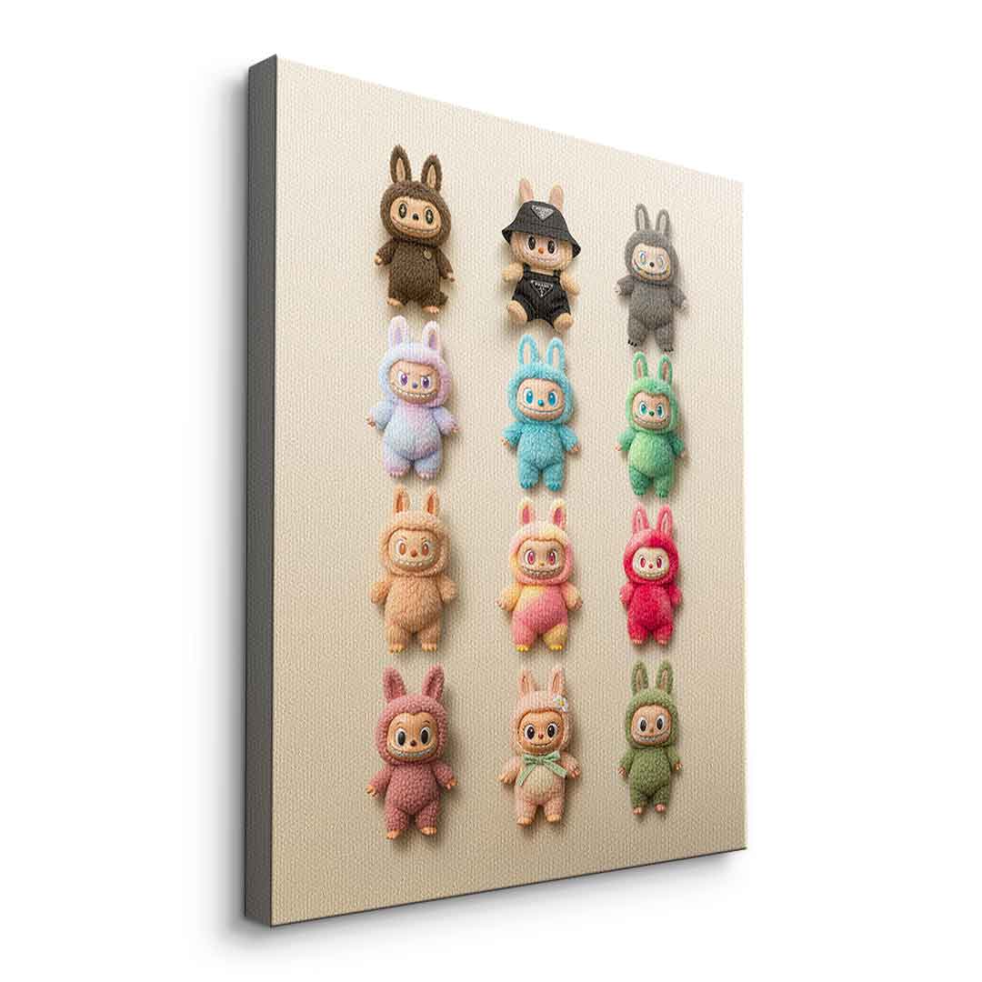 Flat Labubu Collection