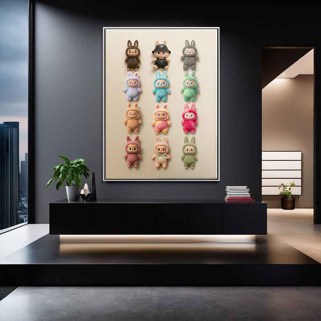 Flat Labubu Collection