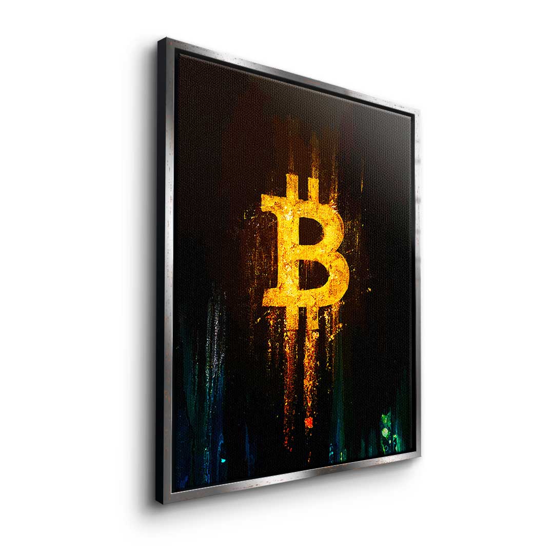 Glowing Bitcoin