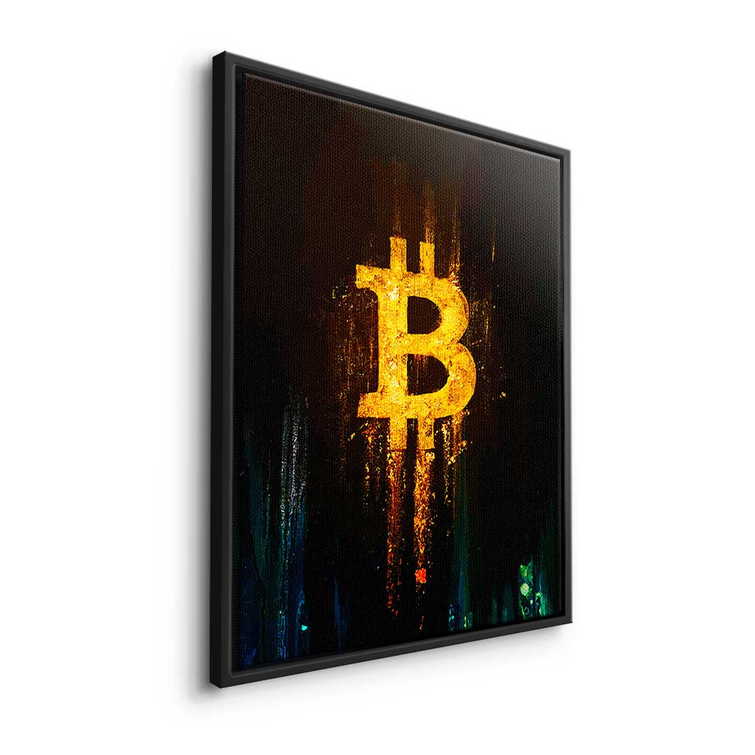 Glowing Bitcoin