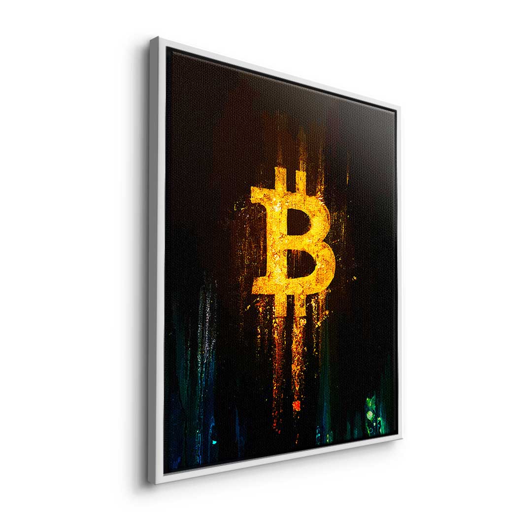 Glowing Bitcoin