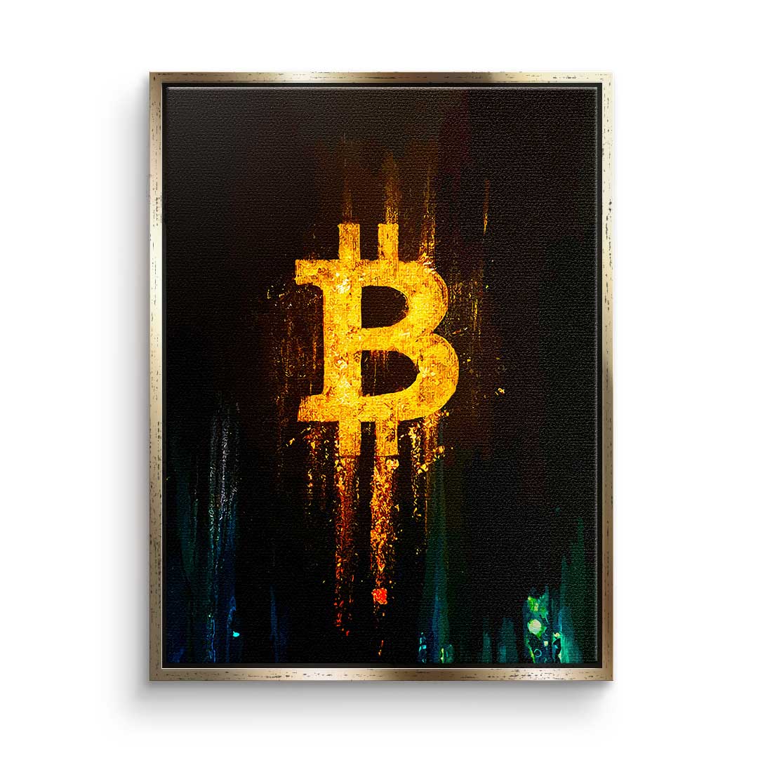 Glowing Bitcoin