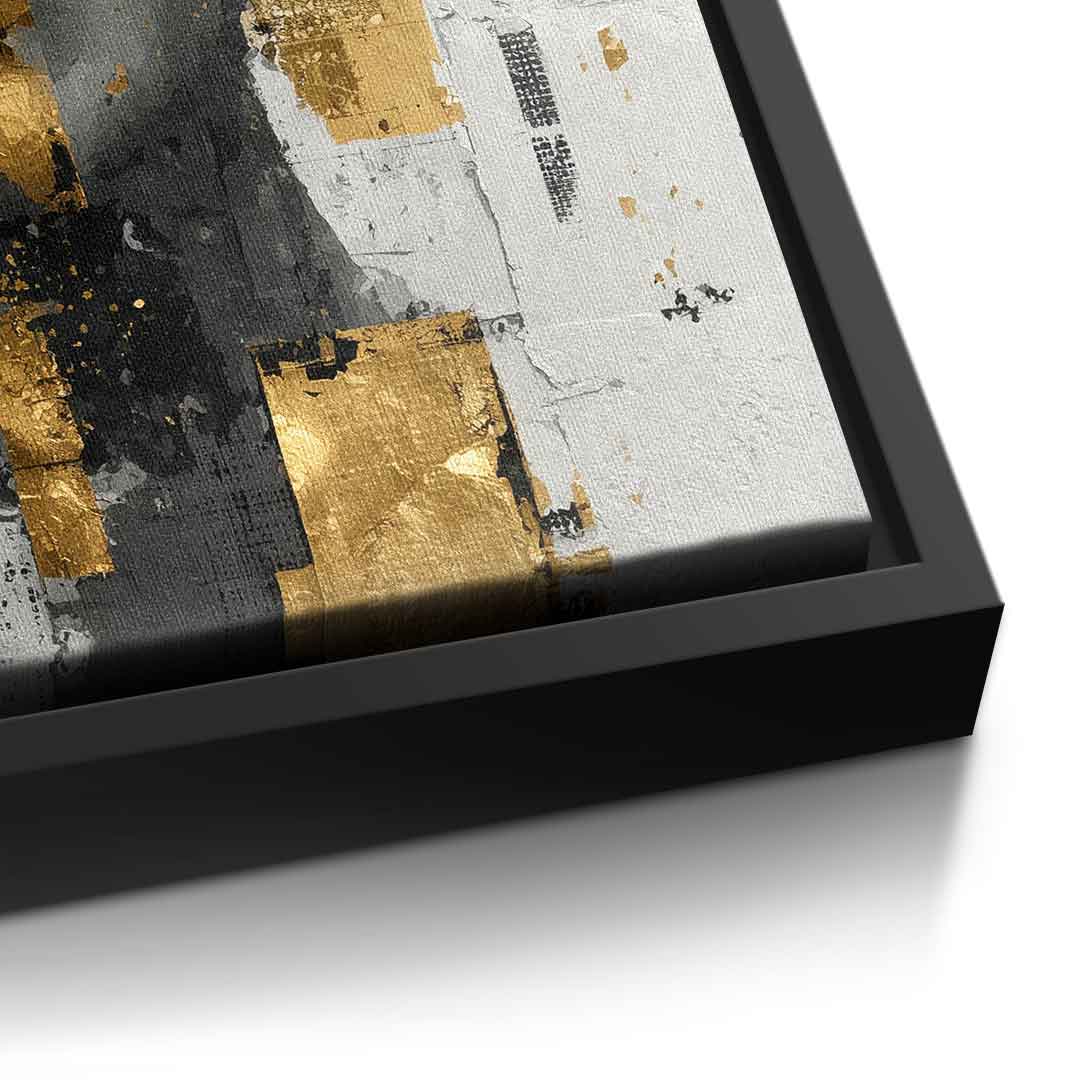 Gold White Half Face