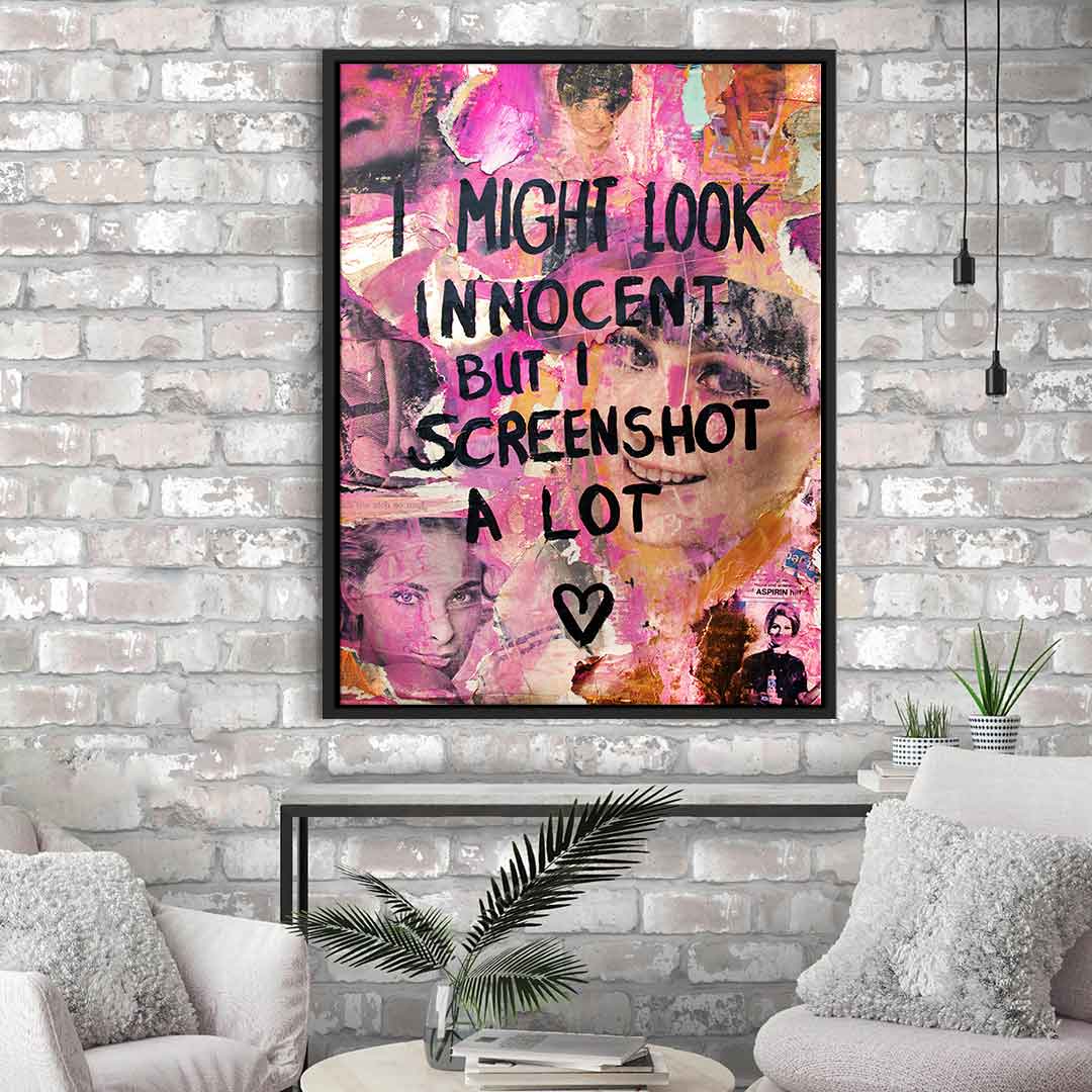 Innocent, but screenshot a lot