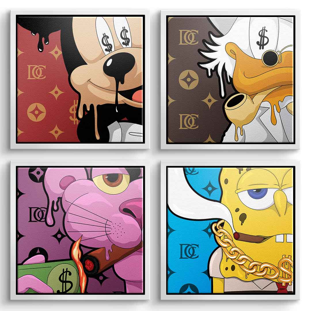 Melting Friends - Canvas 4x