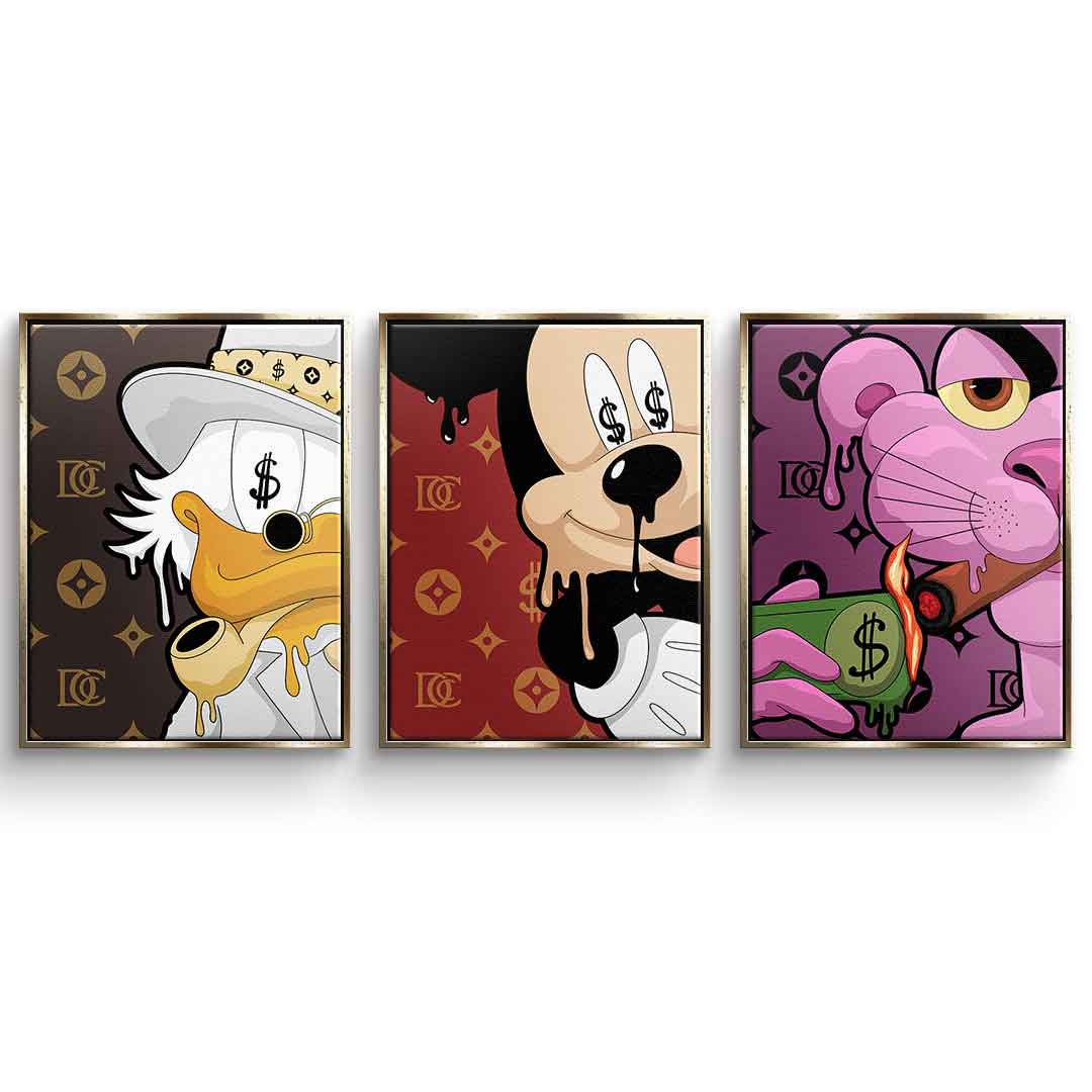 Melting Friends - Canvas 3x