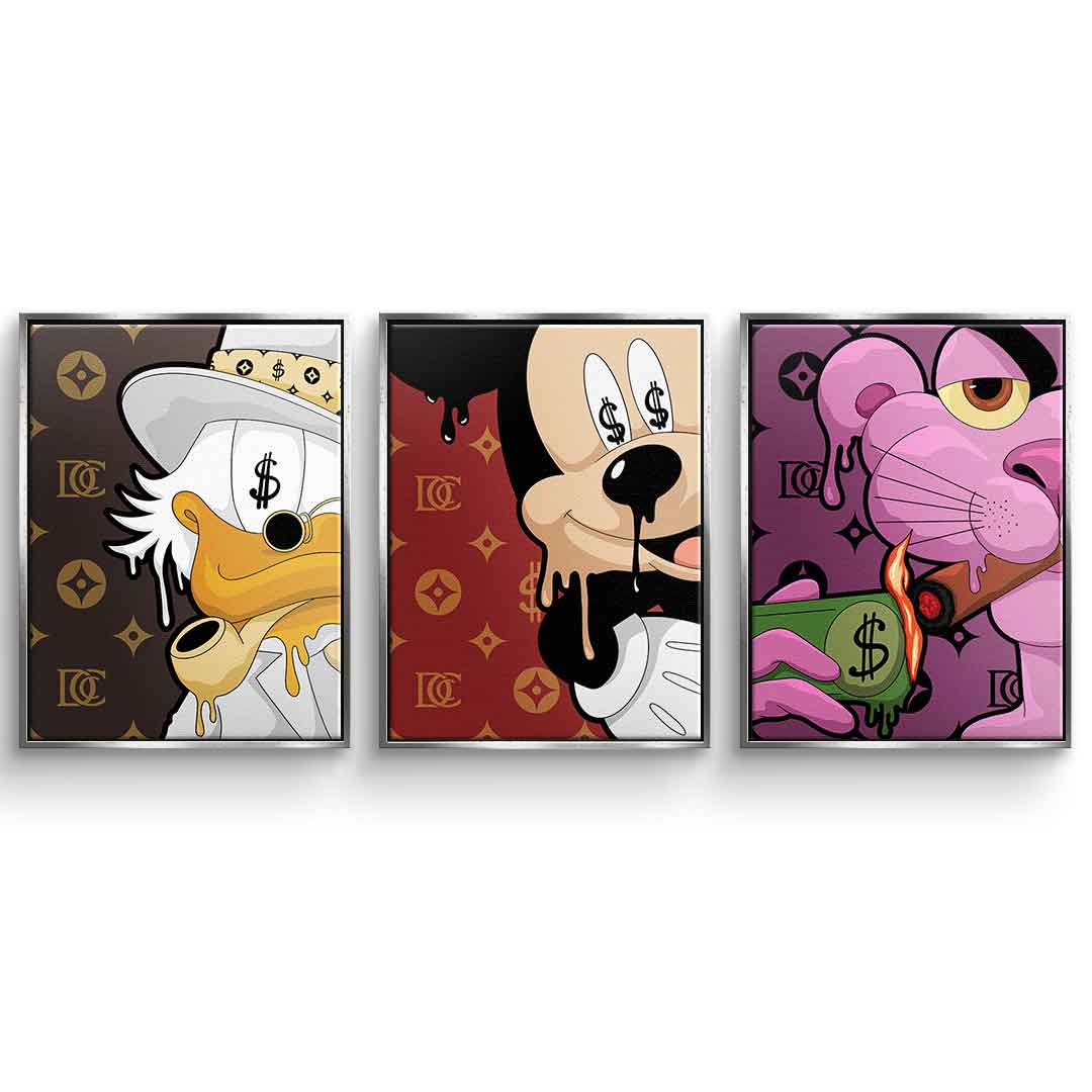 Melting Friends - Canvas 3x