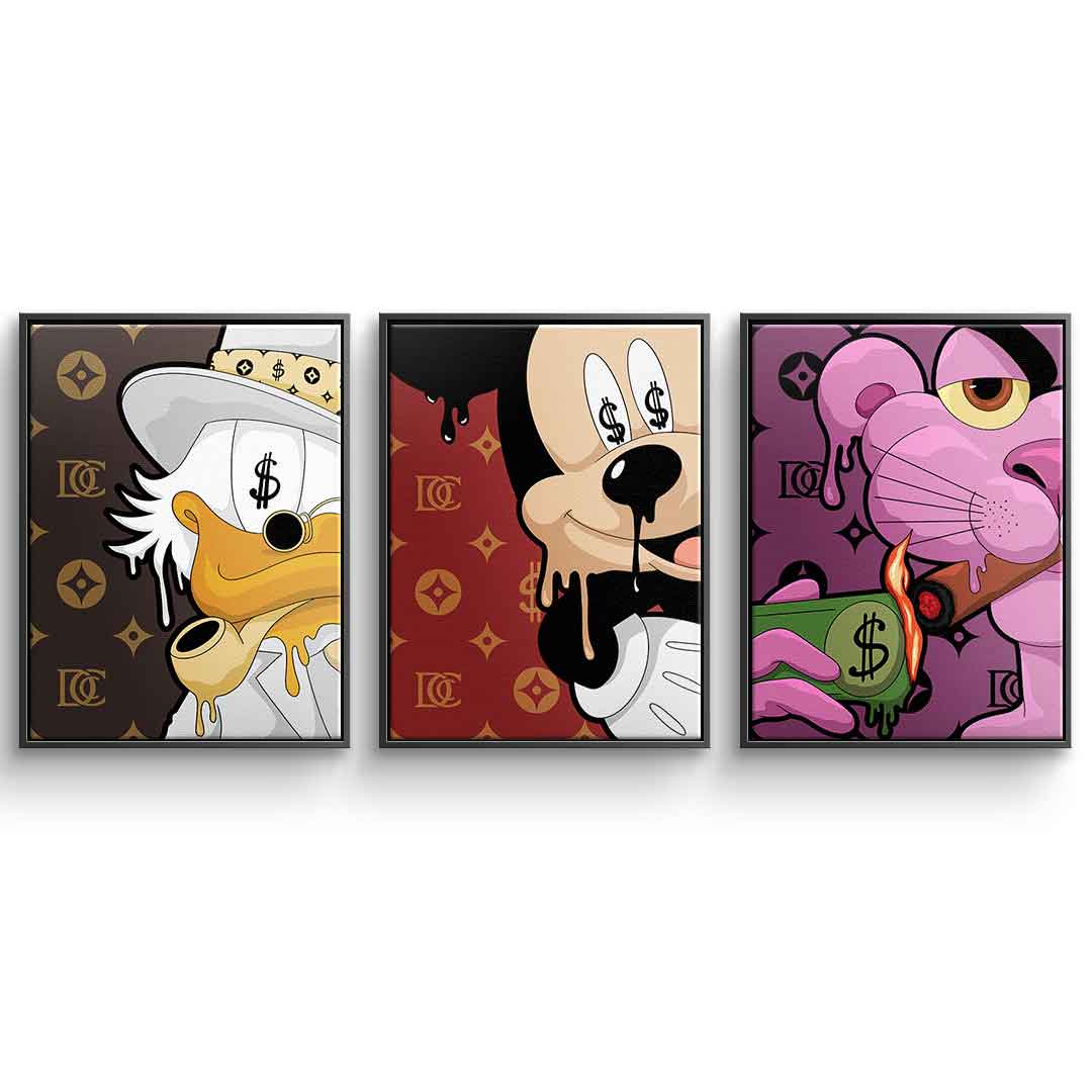 Melting Friends - Canvas 3x