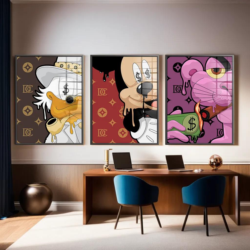 Melting Friends - Acrylglas 3x