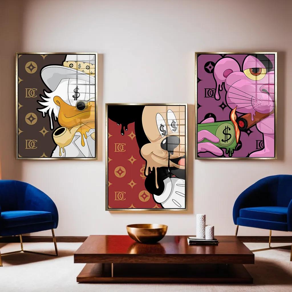 Melting Friends - Acrylic glass 3x 