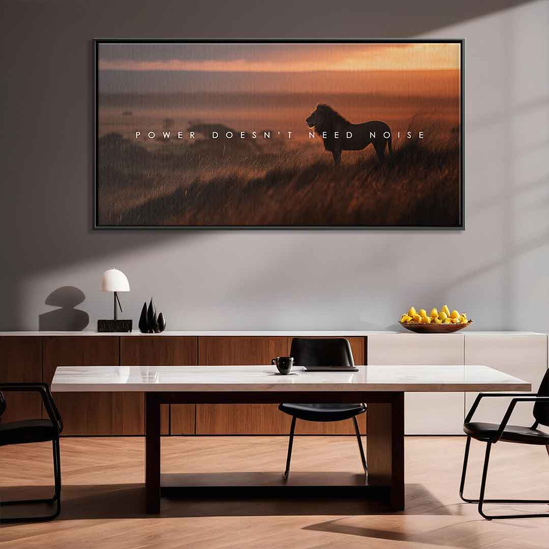 Power doesn't need noise