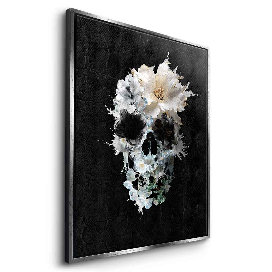 Splash Floral Skull