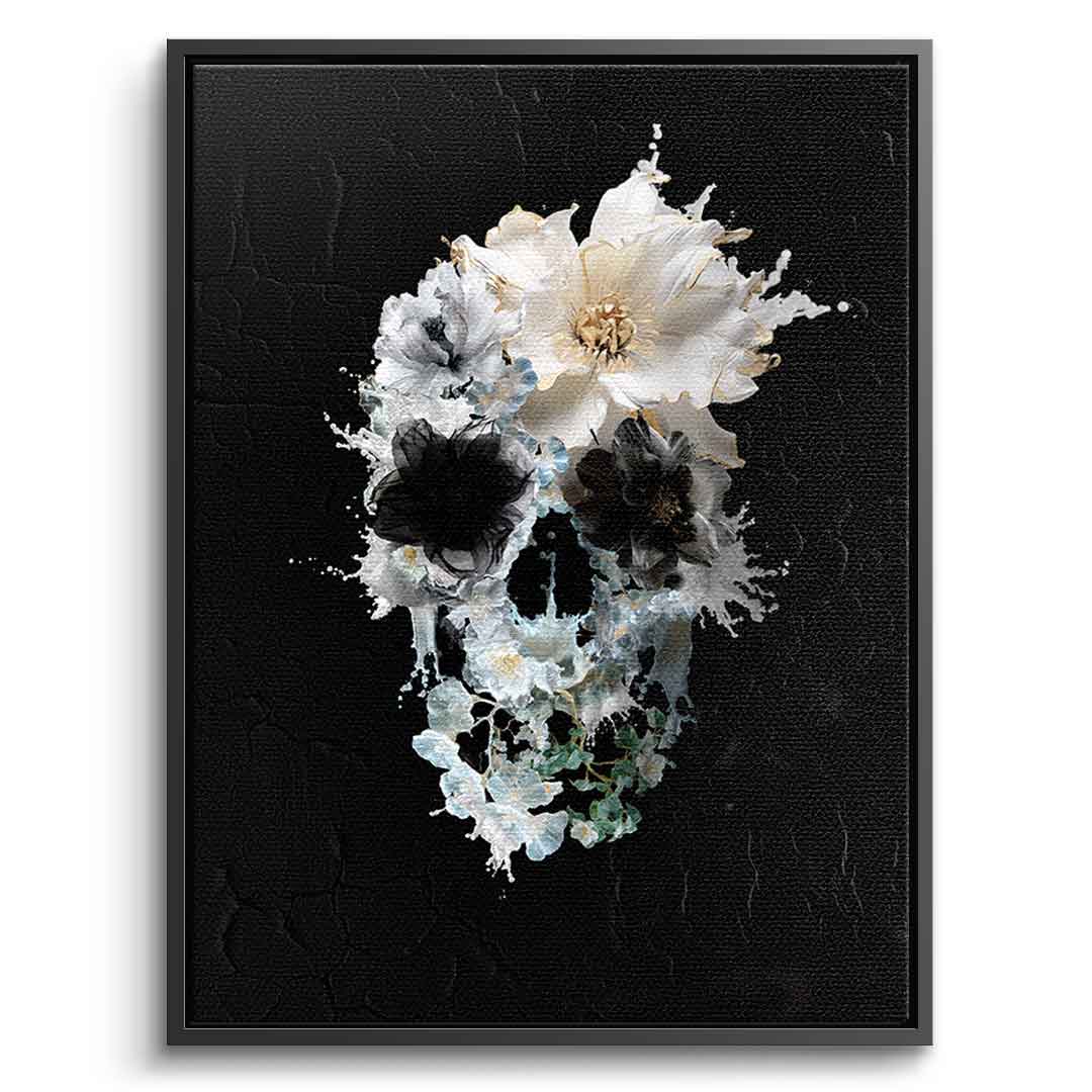 Splash Floral Skull