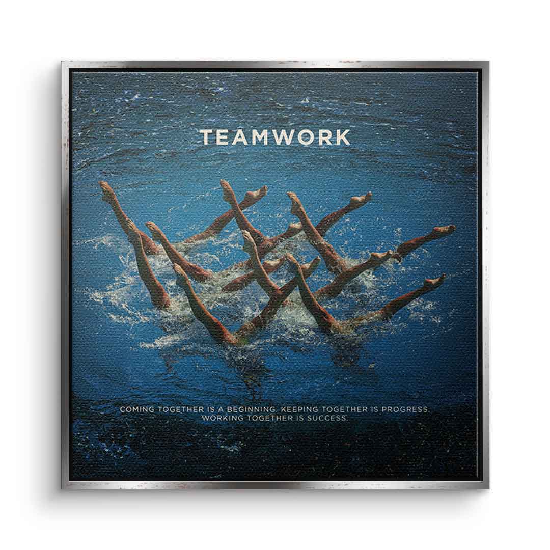 Teamwork #Swimming - Square Edition