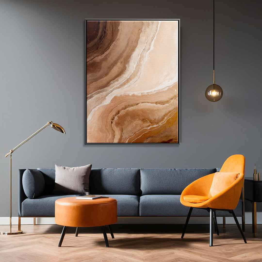 Sandstone in Brown Hues