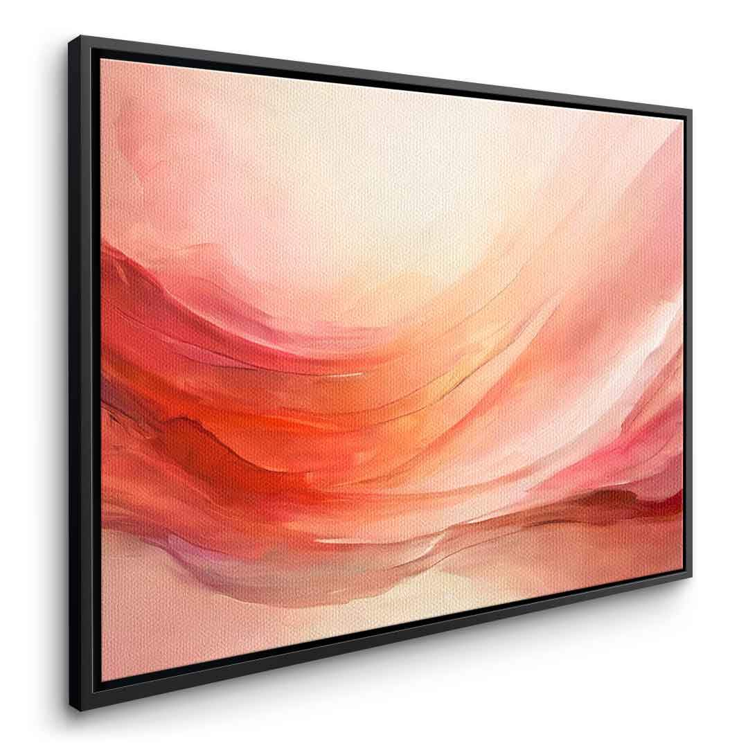 Waves of Peach and Pink