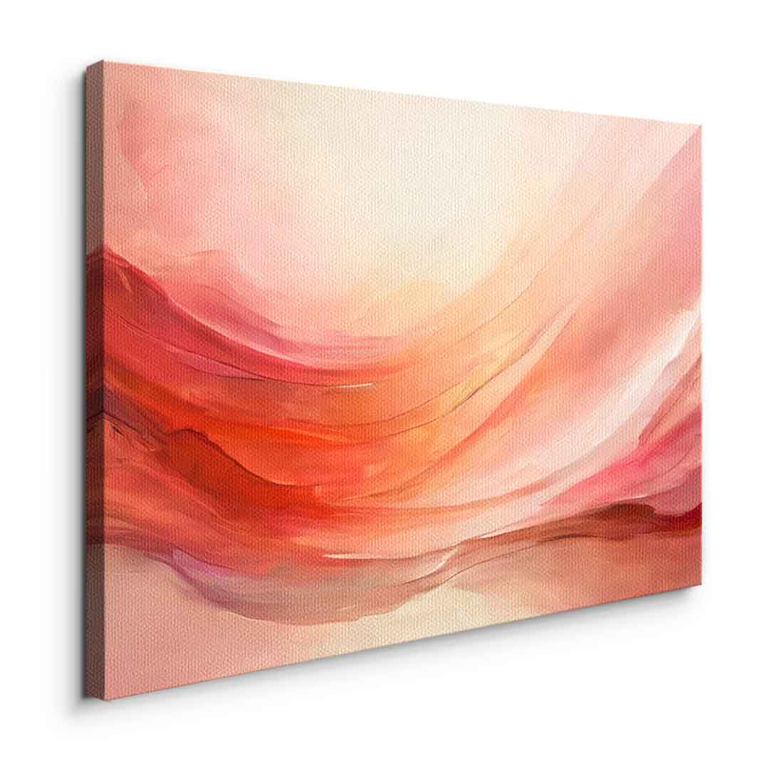 Waves of Peach and Pink