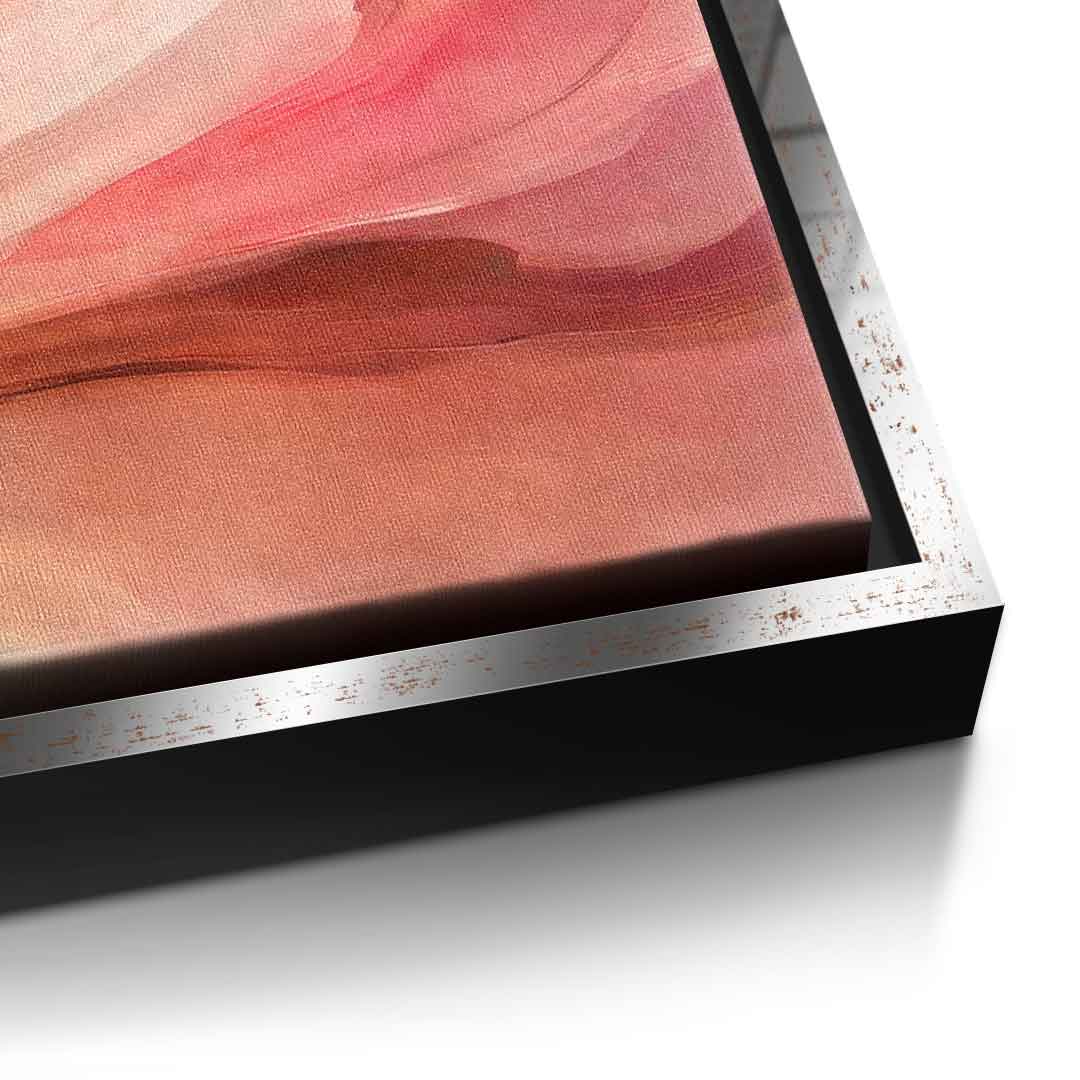 Waves of Peach and Pink