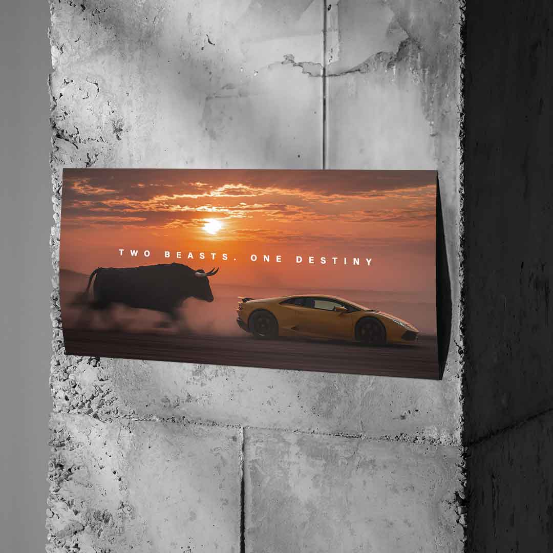 Two Beasts (Lambo) - Poster