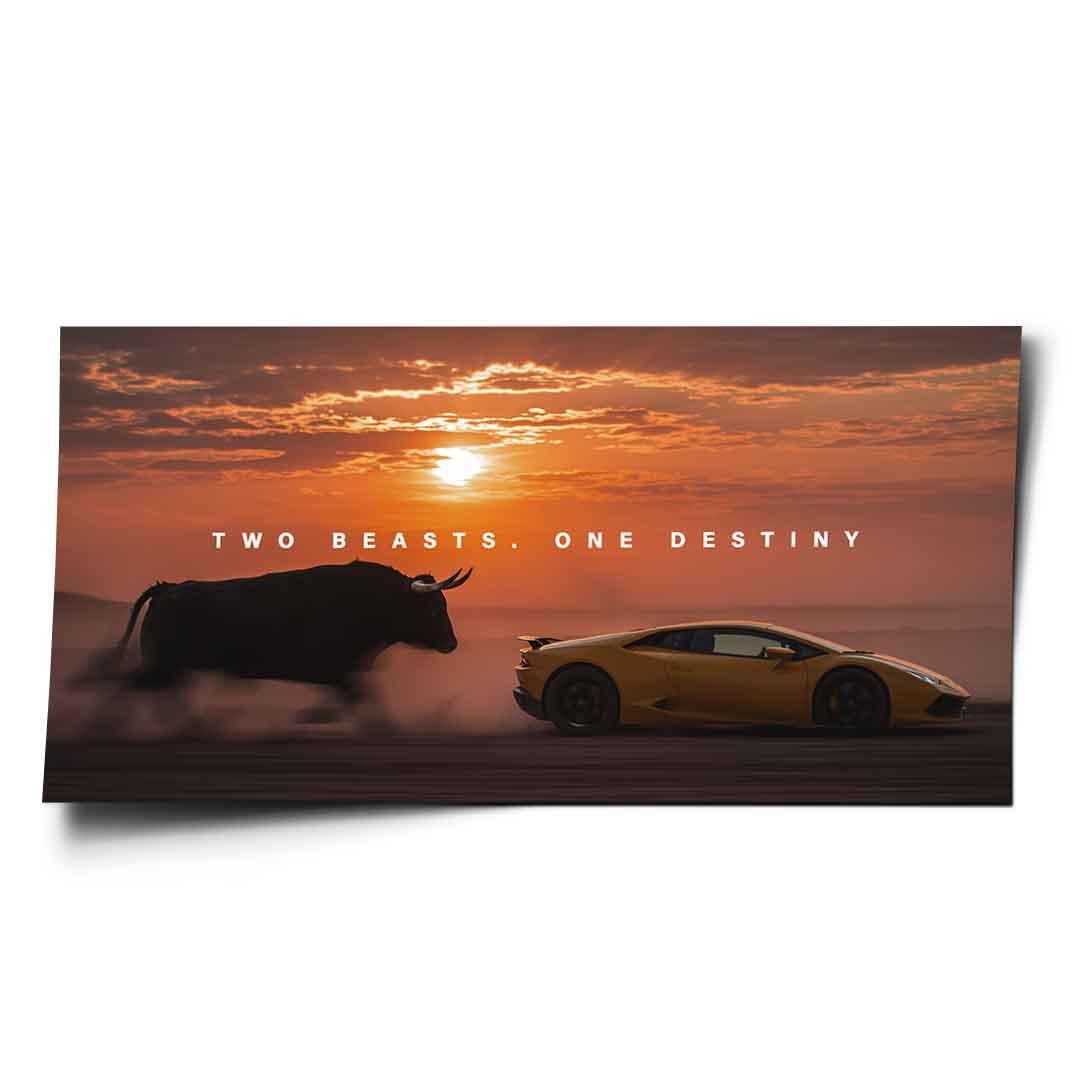 Two Beasts (Lambo) - Poster