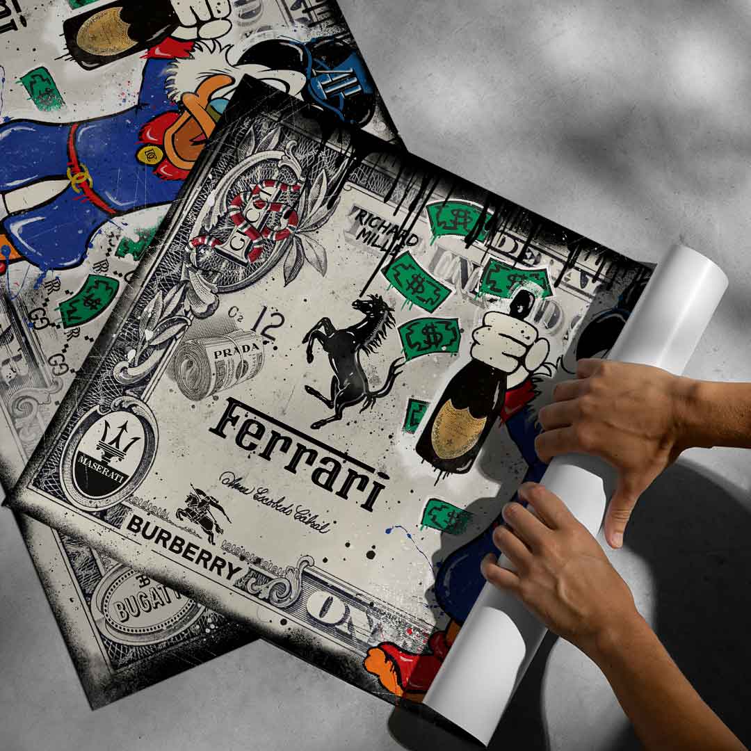 Champagne Duck - Poster