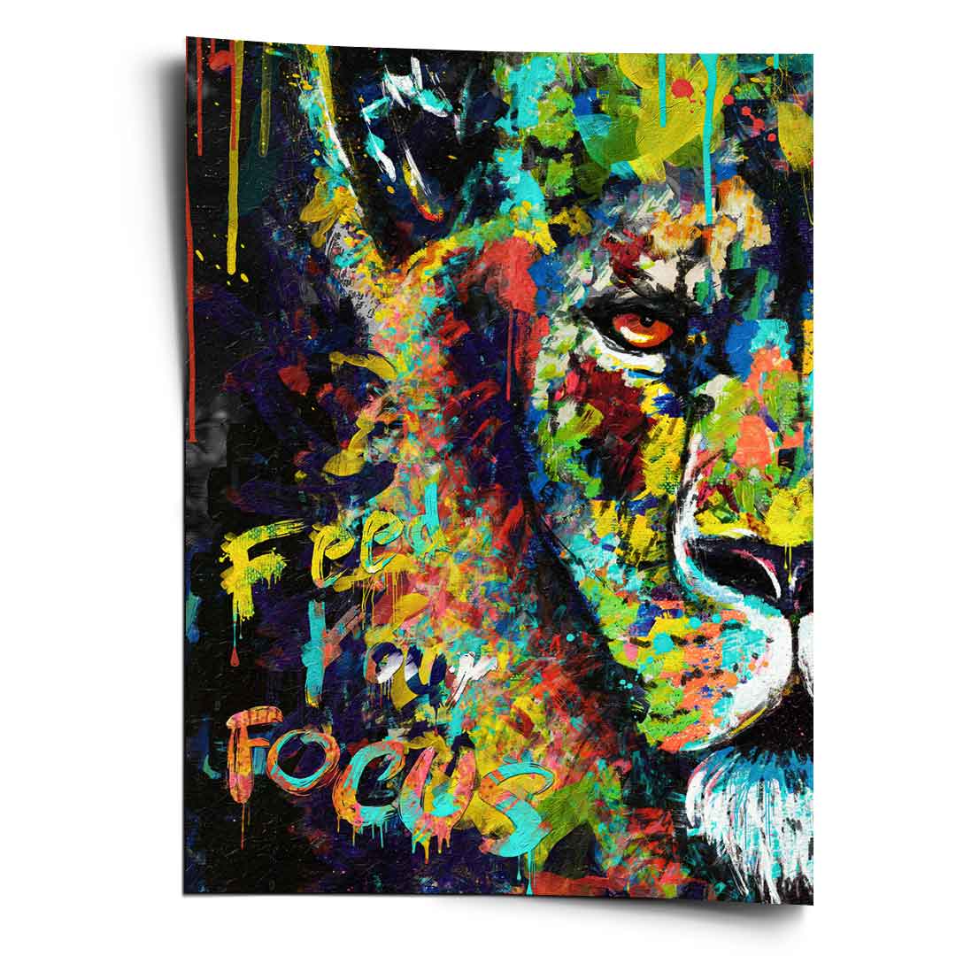 Feed your focus #Lion - Poster