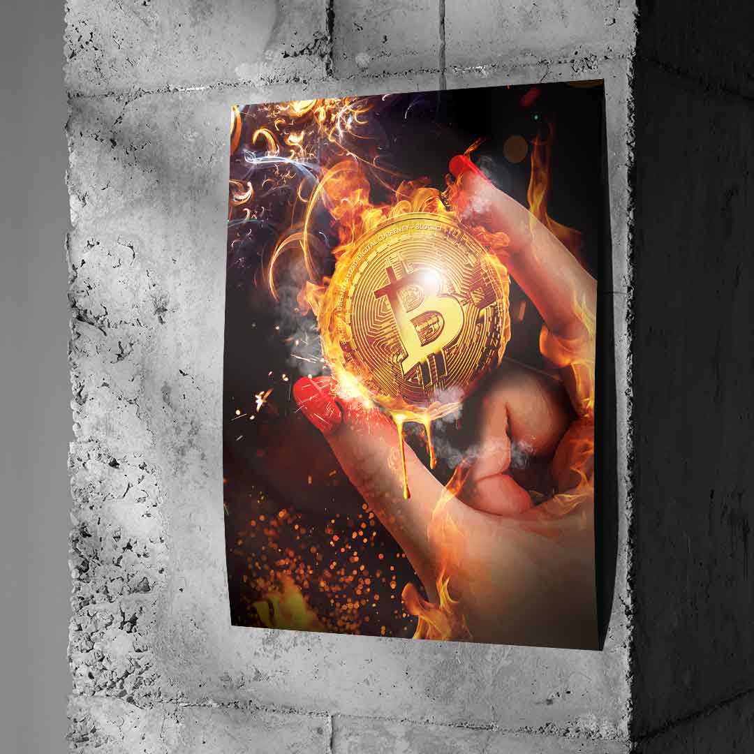 Goldrausch Bitcoin - Poster