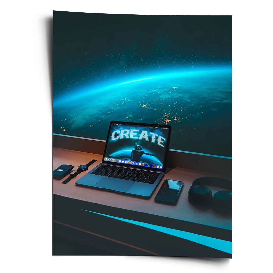 Home Office View - Poster