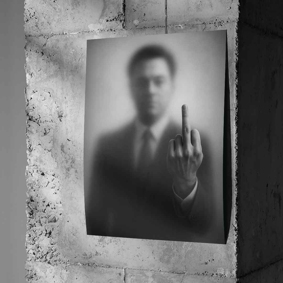 J. Belfort's Silhouette - Poster