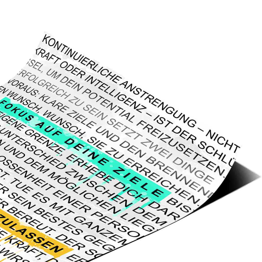 No distractions - Poster