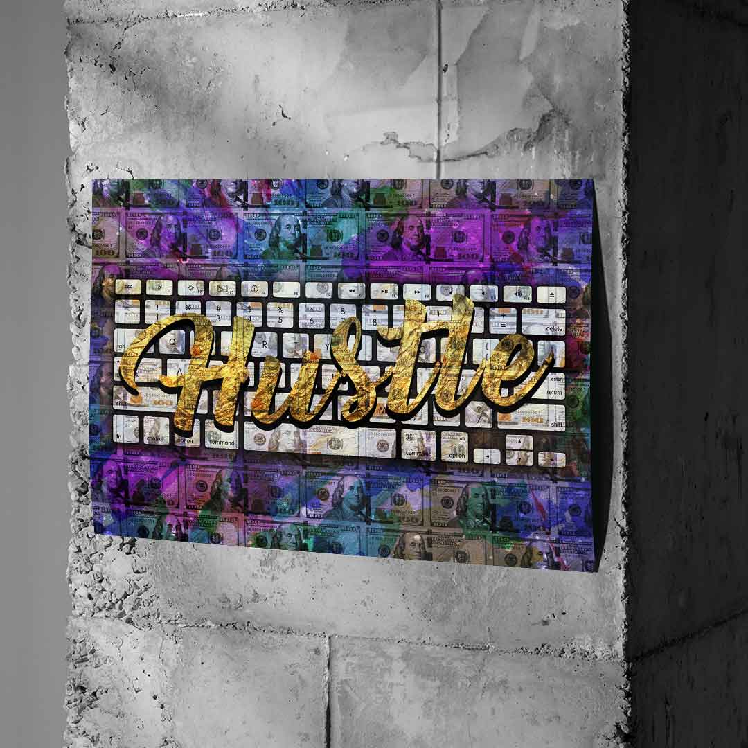 Keyboard to hustle - Poster