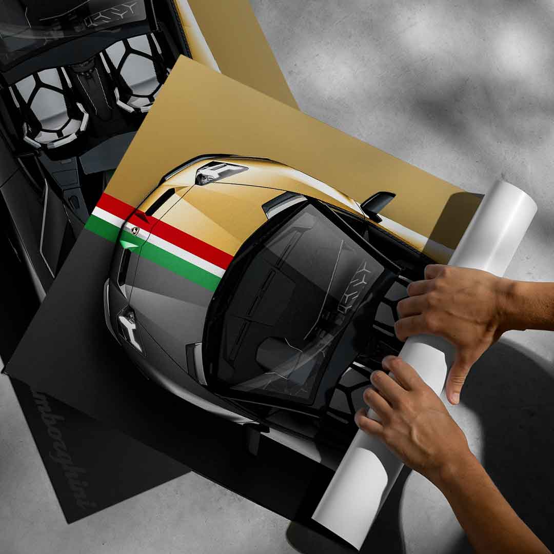 Lamborghini Aventador SVJ - Poster