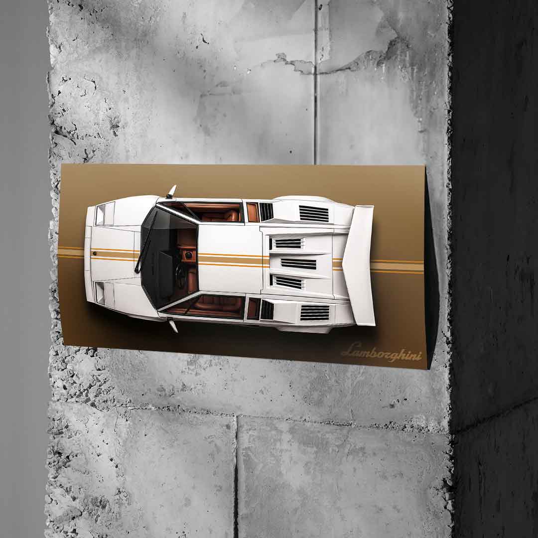 Lamborghini Countach - Poster
