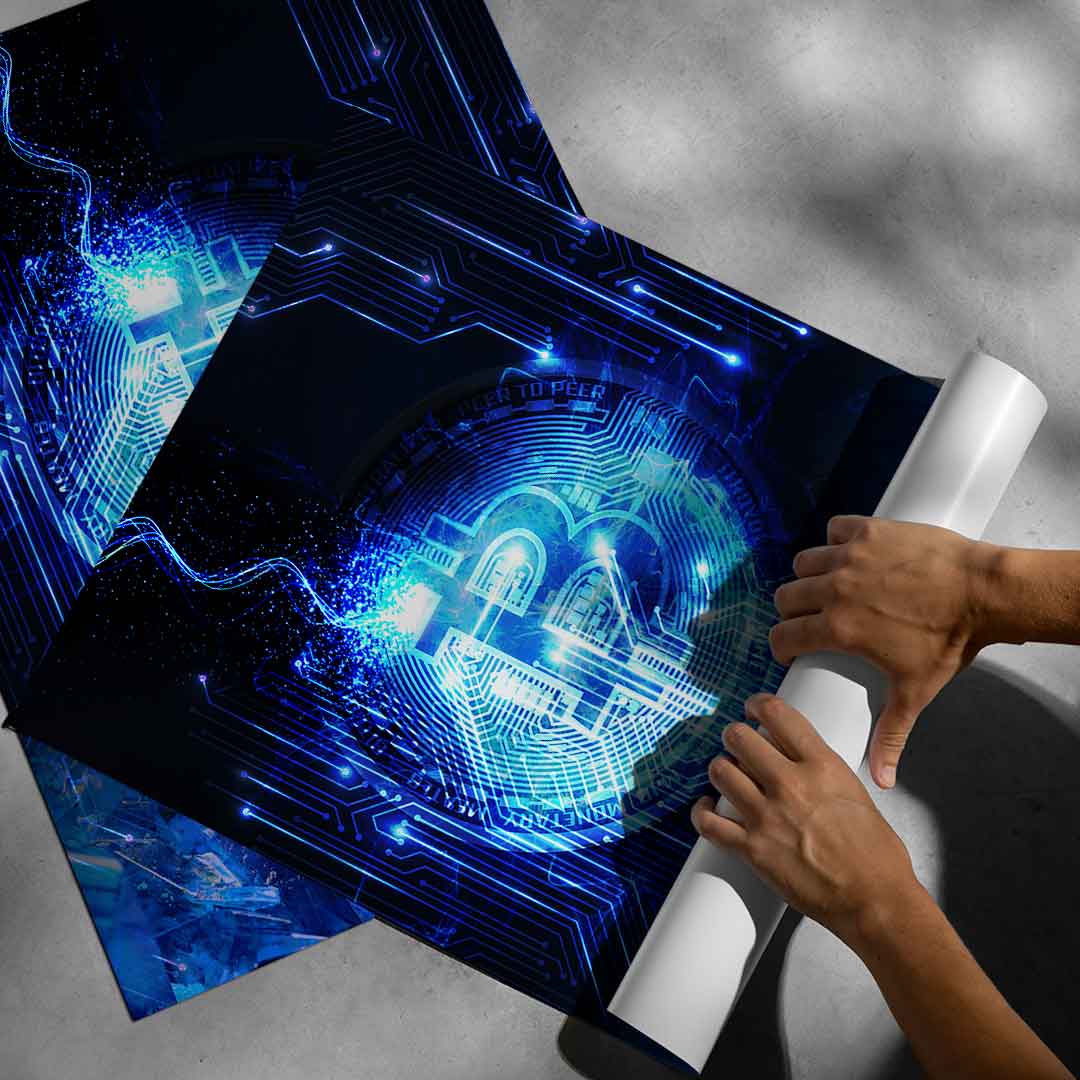 Bitcoin Matrix Poster
