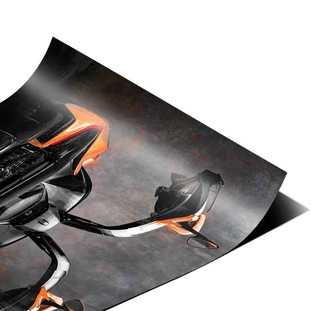 McLaren Backside - Poster