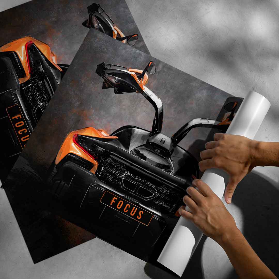 McLaren Backside - Poster