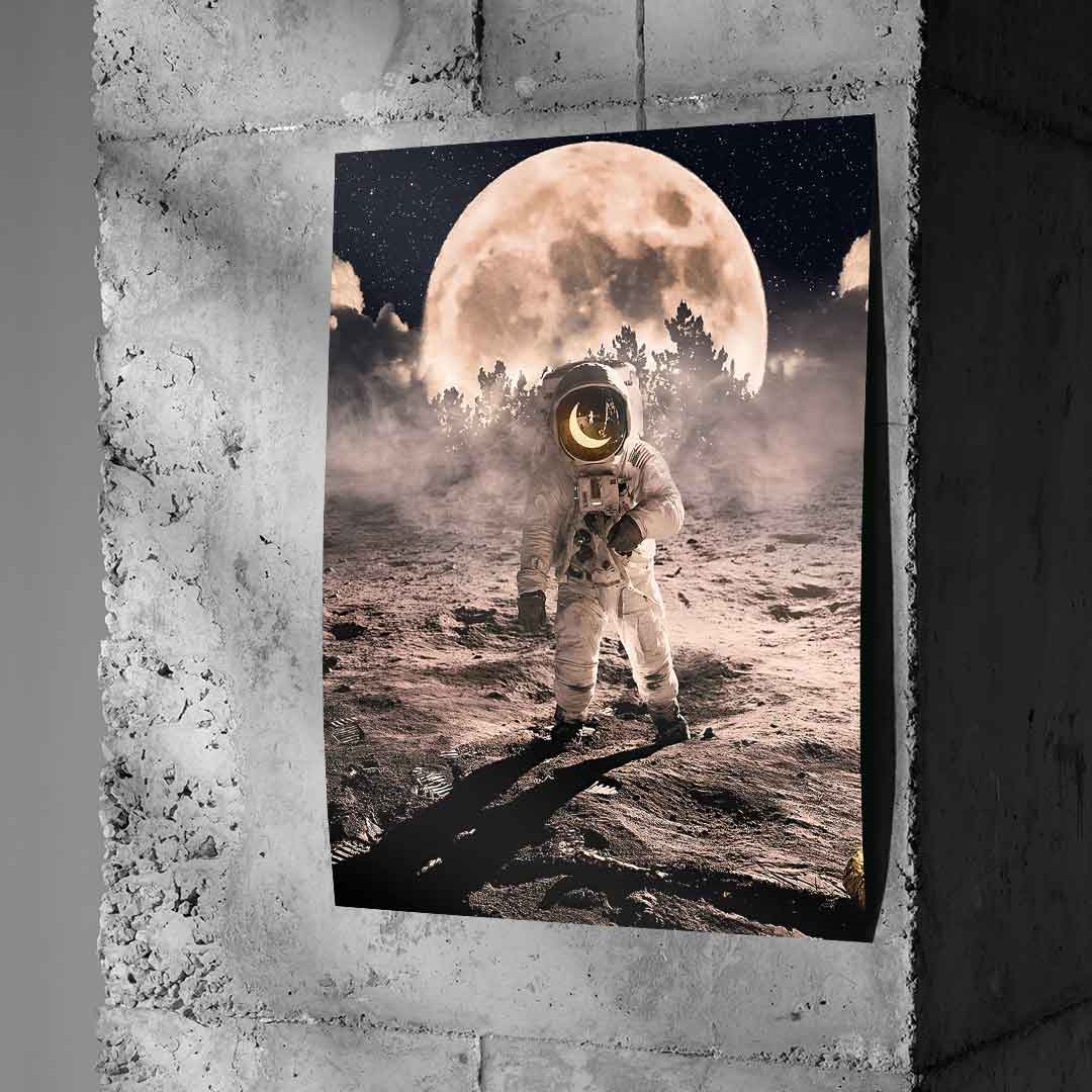 Moon Astronaut - Poster