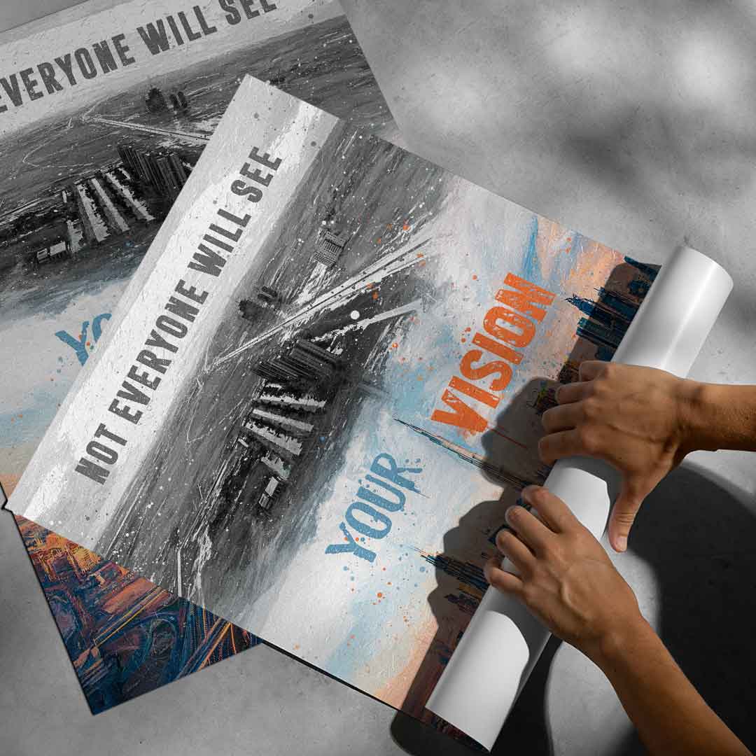 NOT EVERYONE WILL SEE YOUR VISION - Poster