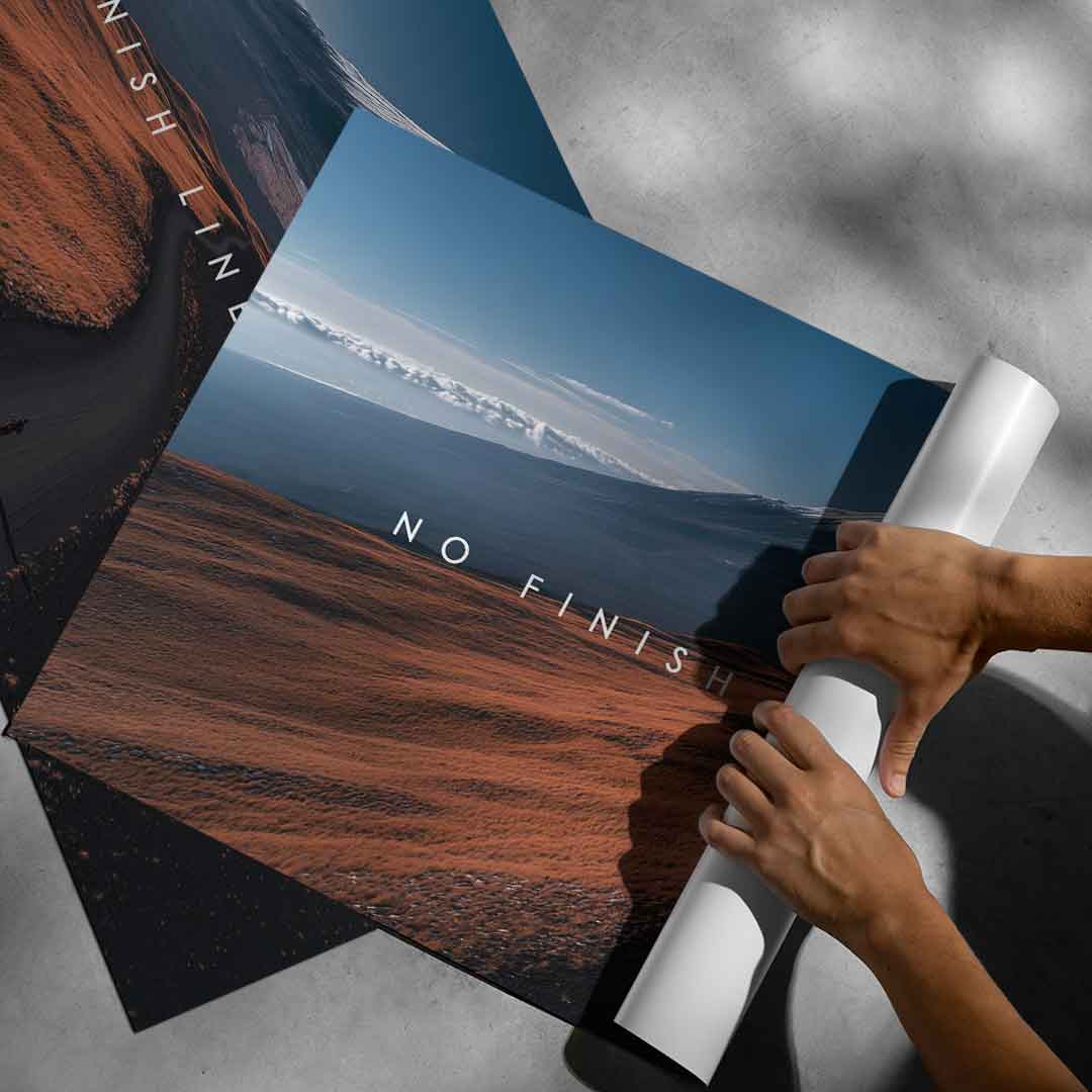 No finish line in Mind - Poster