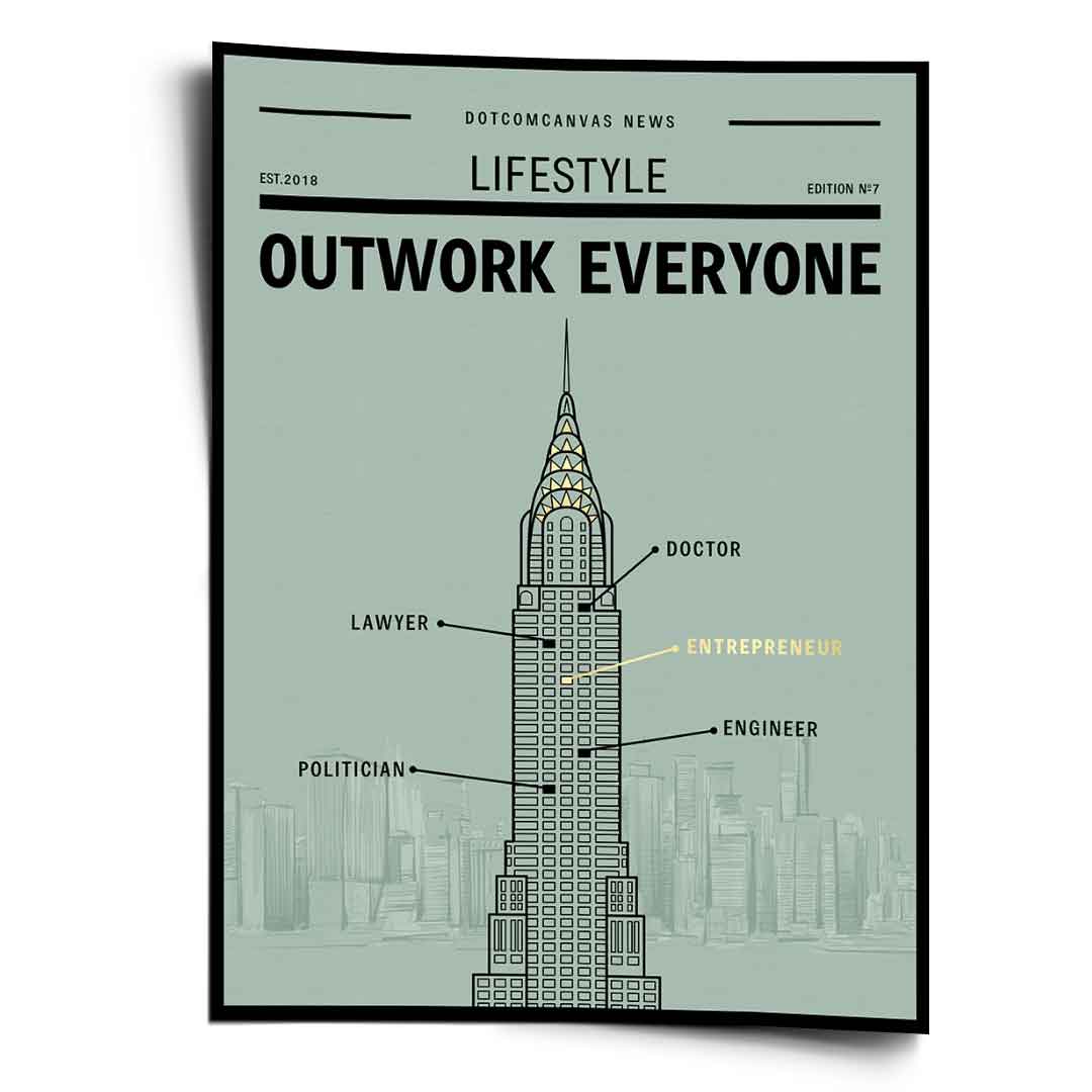 OUTWORK EVERYONE - Poster