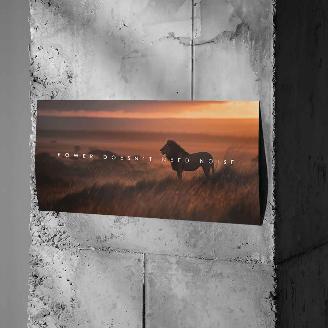 Power Doesn't Need Noise - Poster